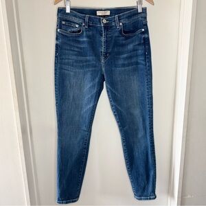 Current Elliott high rise cropped straight leg Denim jeans Women’s 31 Nordstrom